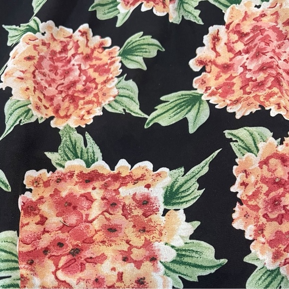 Show Me Your Mumu Rane Romper Flower Puff Girls Size Medium Flowy Ruffle Sheer - Picture 8 of 8